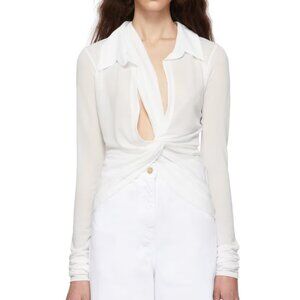 JACQUEMUS White 'La Chemise Bellagio' Shirt